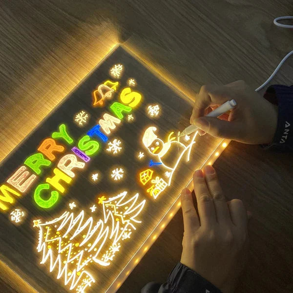 ✨LAST WEEK SPECIAL PRICE: ￡9.99!⏳🎨Luminous Led Drawing Board For Children