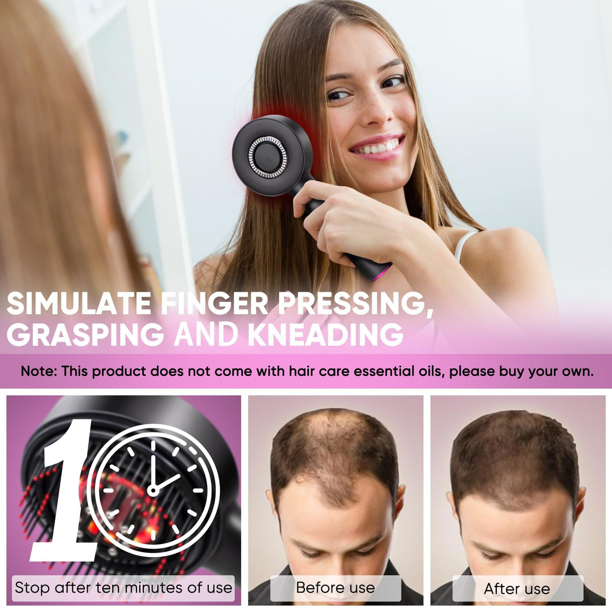 ⏰LAST DAY SALE 50% OFF✨ Electric Guided Liquid Conditioning Hair Massage Comb