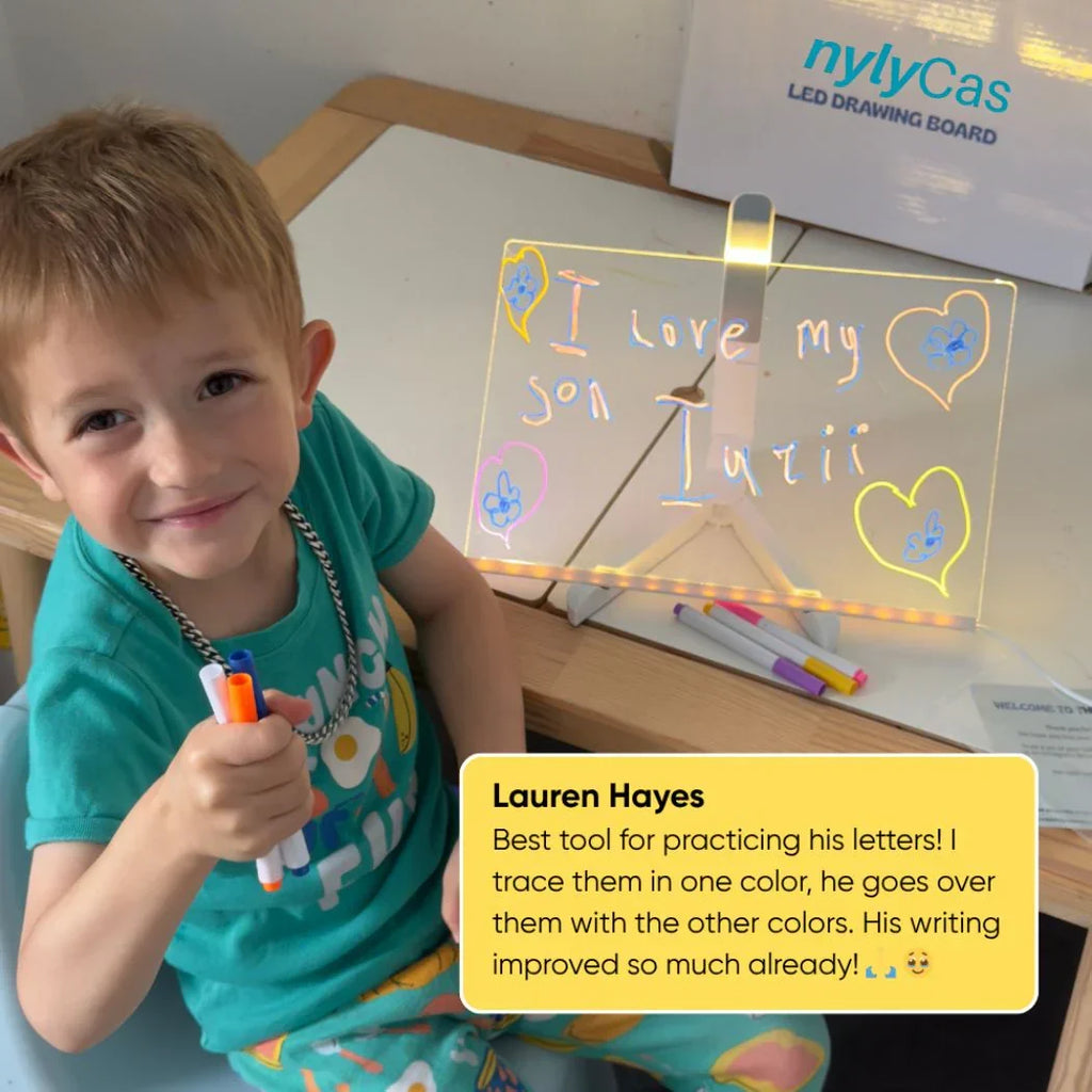 ✨LAST WEEK SPECIAL PRICE: ￡9.99!⏳🎨Luminous Led Drawing Board For Children