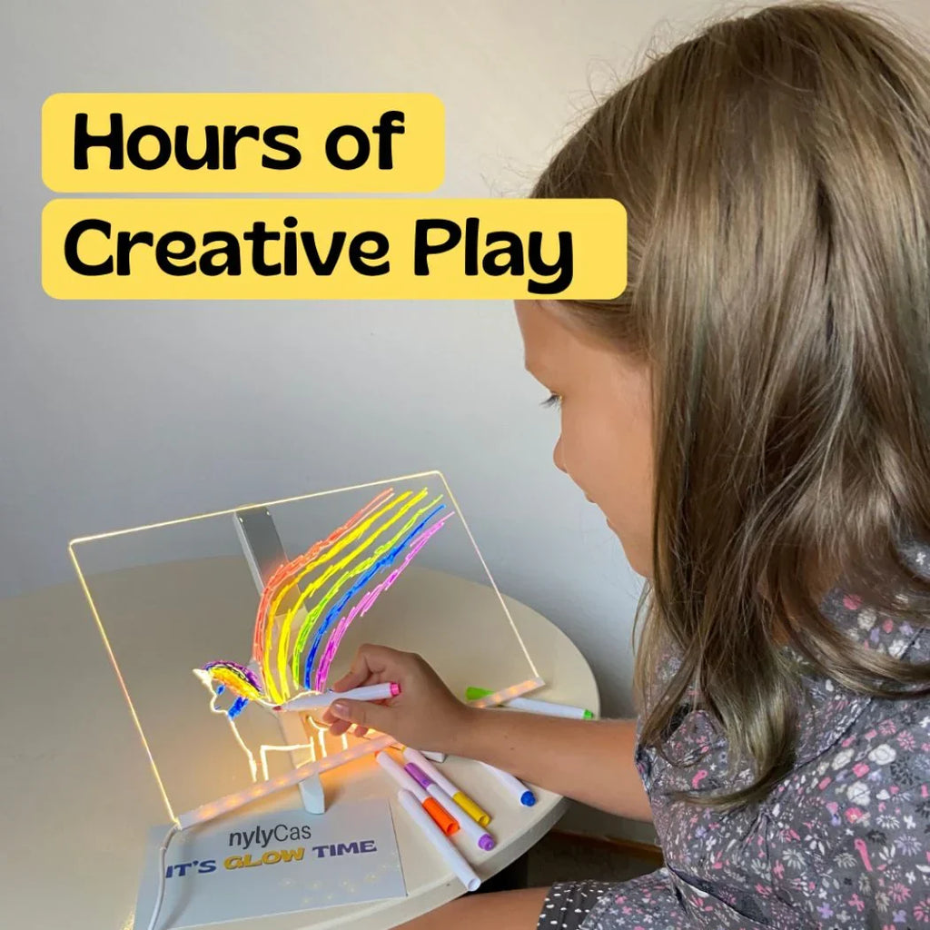 ✨LAST WEEK SPECIAL PRICE: ￡9.99!⏳🎨Luminous Led Drawing Board For Children