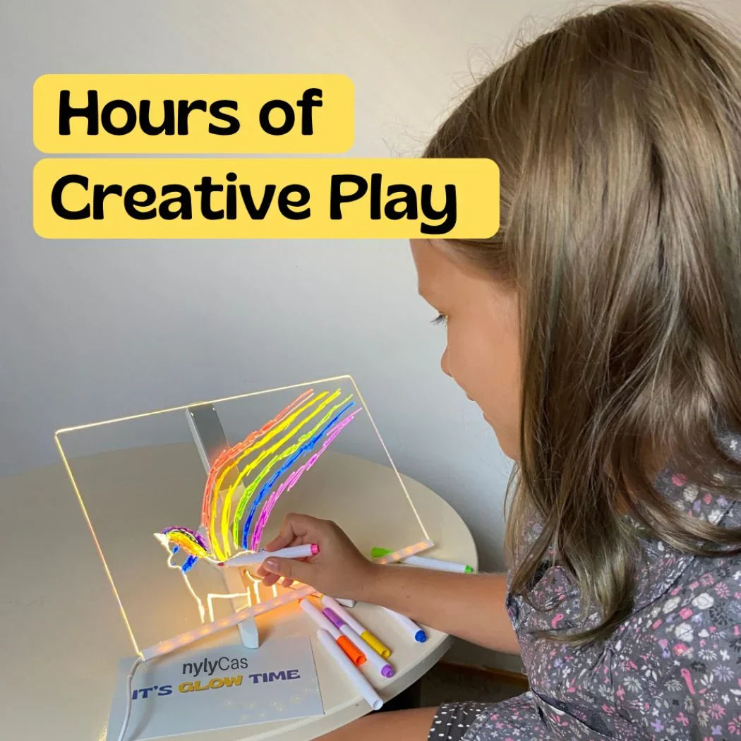 ✨LAST WEEK SPECIAL PRICE: ￡9.99!⏳🎨Luminous Led Drawing Board For Children