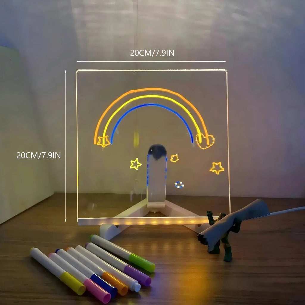 ✨LAST WEEK SPECIAL PRICE: ￡9.99!⏳🎨Luminous Led Drawing Board For Children
