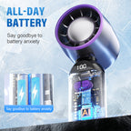 🏆 Last Day Special Price £9.99 ! 🔥Buy more save more💨 Portable Handheld Turbo Fan – Super Powerful Breeze, Ultra-Light & Perfect for Travel ⚡🌬️