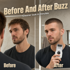 Trim Hair Anywhere Instantly! Washable No-Cord Dial Clipper